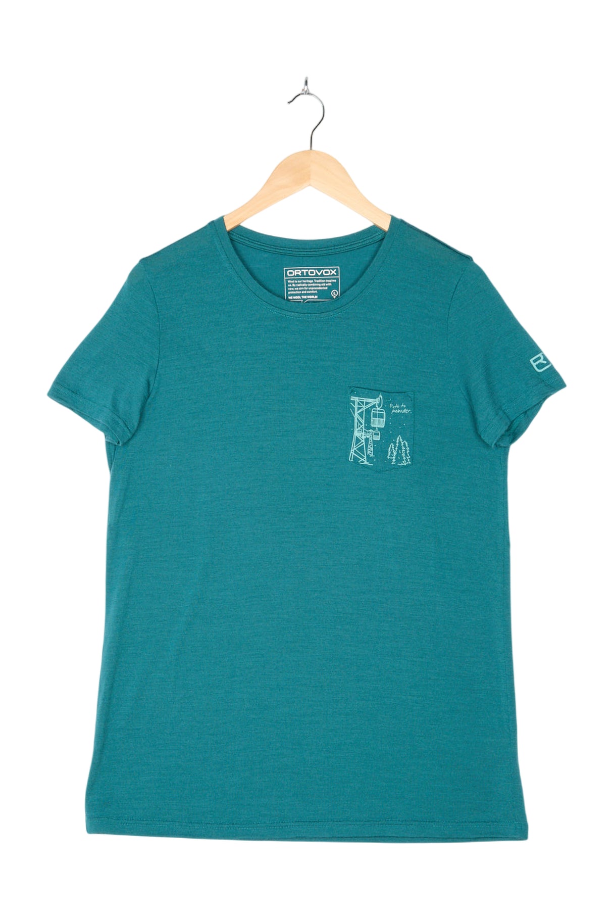T-Shirt Merino für Damen