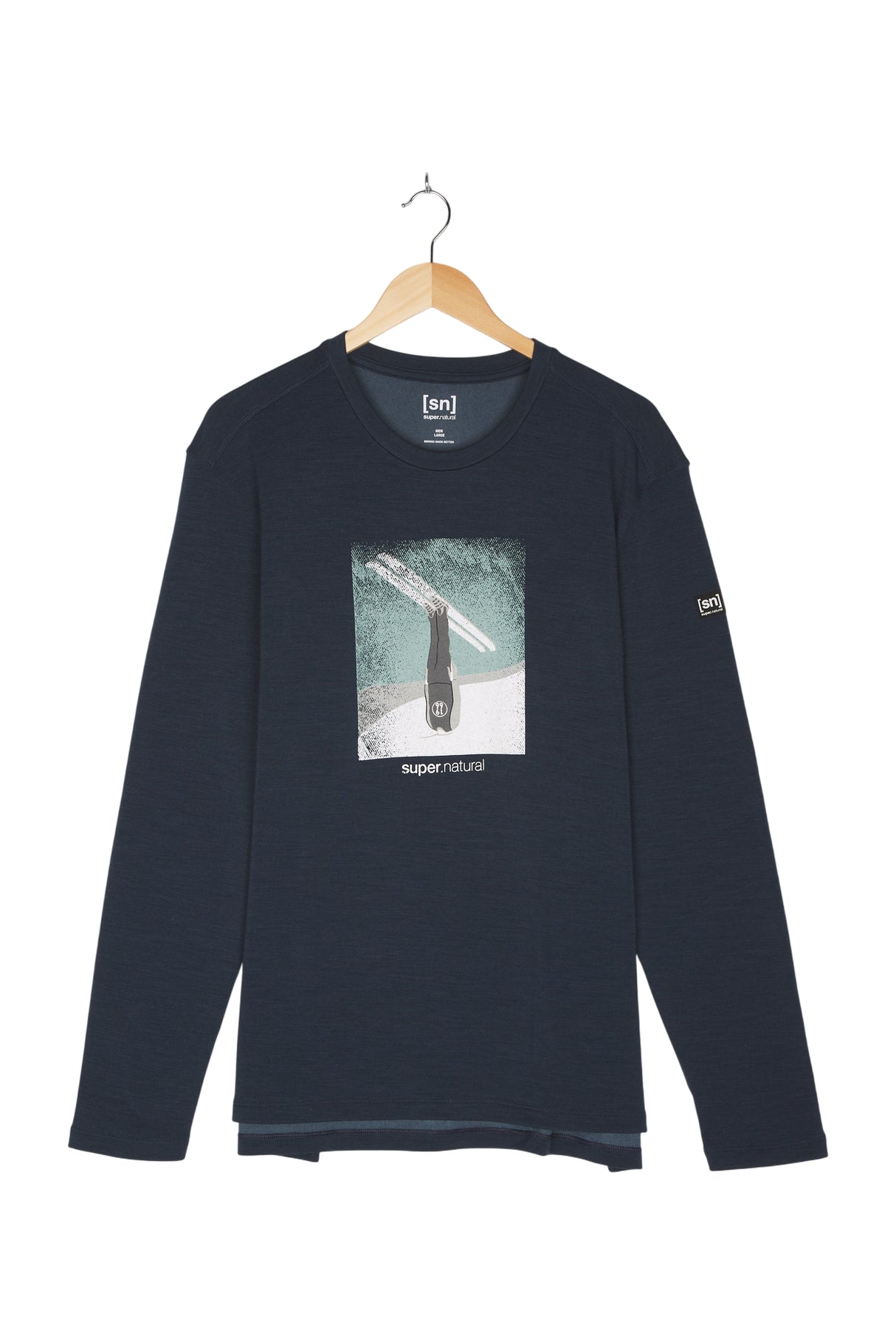 Longsleeve Merino für Herren