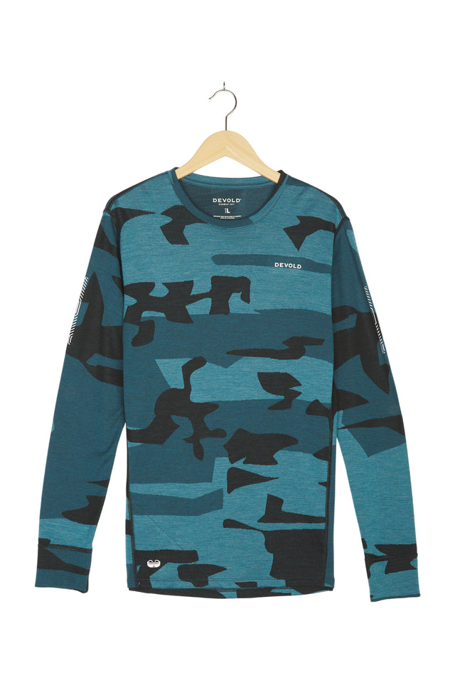 KLØVSTIEN MERINO SHIRT MAN Longsleeve Merino für Herren