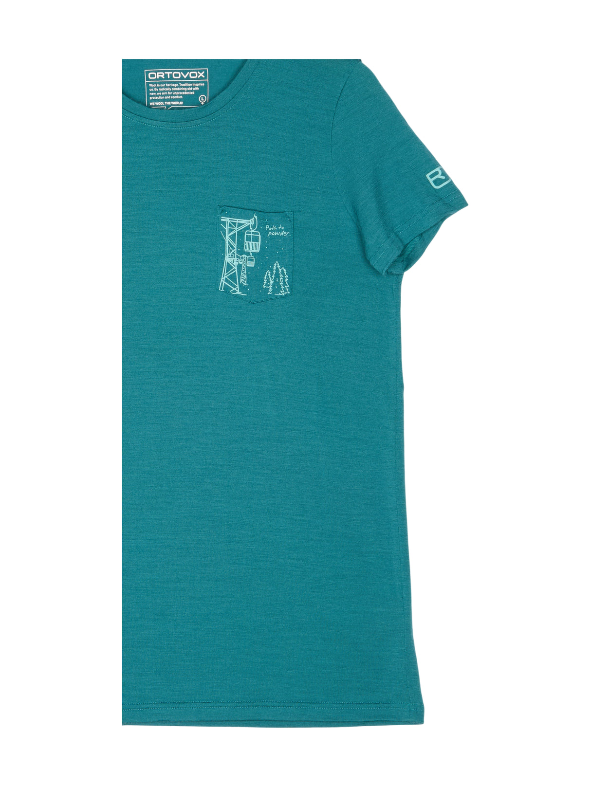T-Shirt Merino für Damen