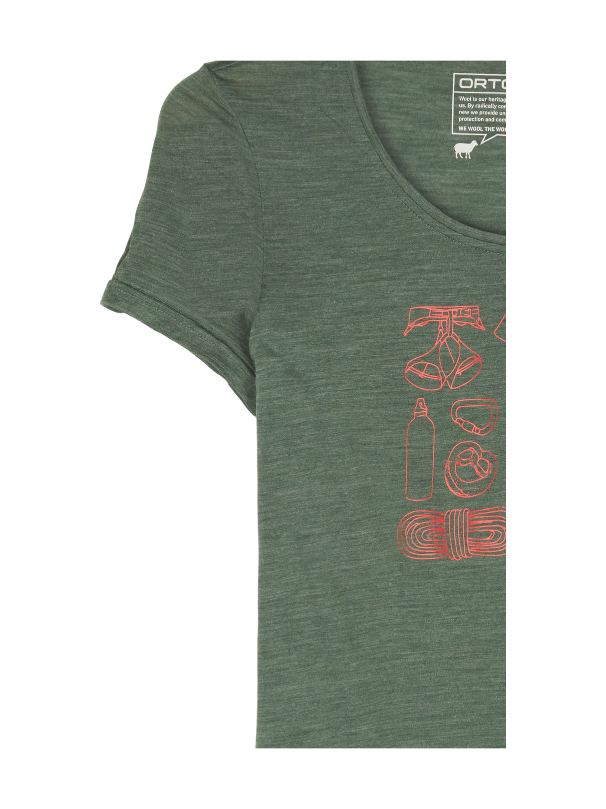 T-Shirt Merino für Damen
