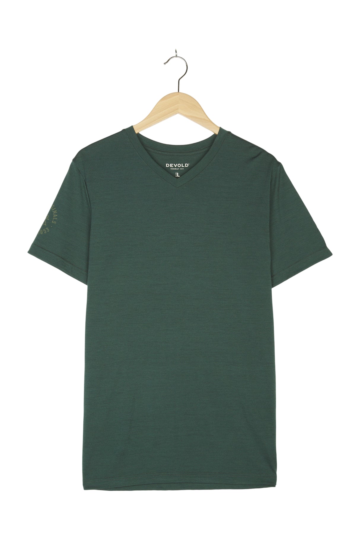 HAREID MERINO 200 TEE V-NECK MAN T-Shirt Merino für Herren