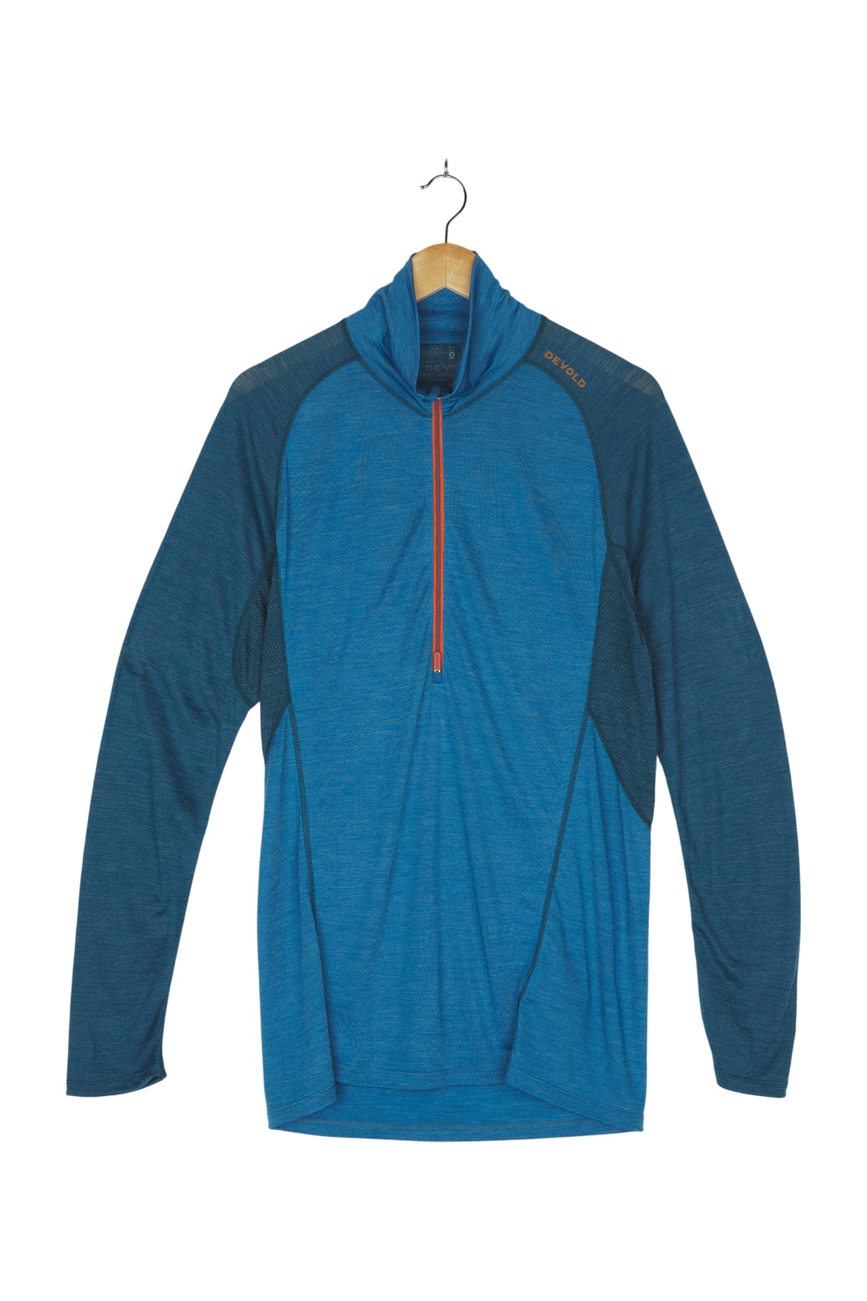 RUNNING MERINO 130 ZIP NECK MAN Longsleeve Merino für Herren