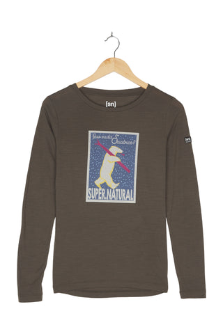 Longsleeve Merino für Damen