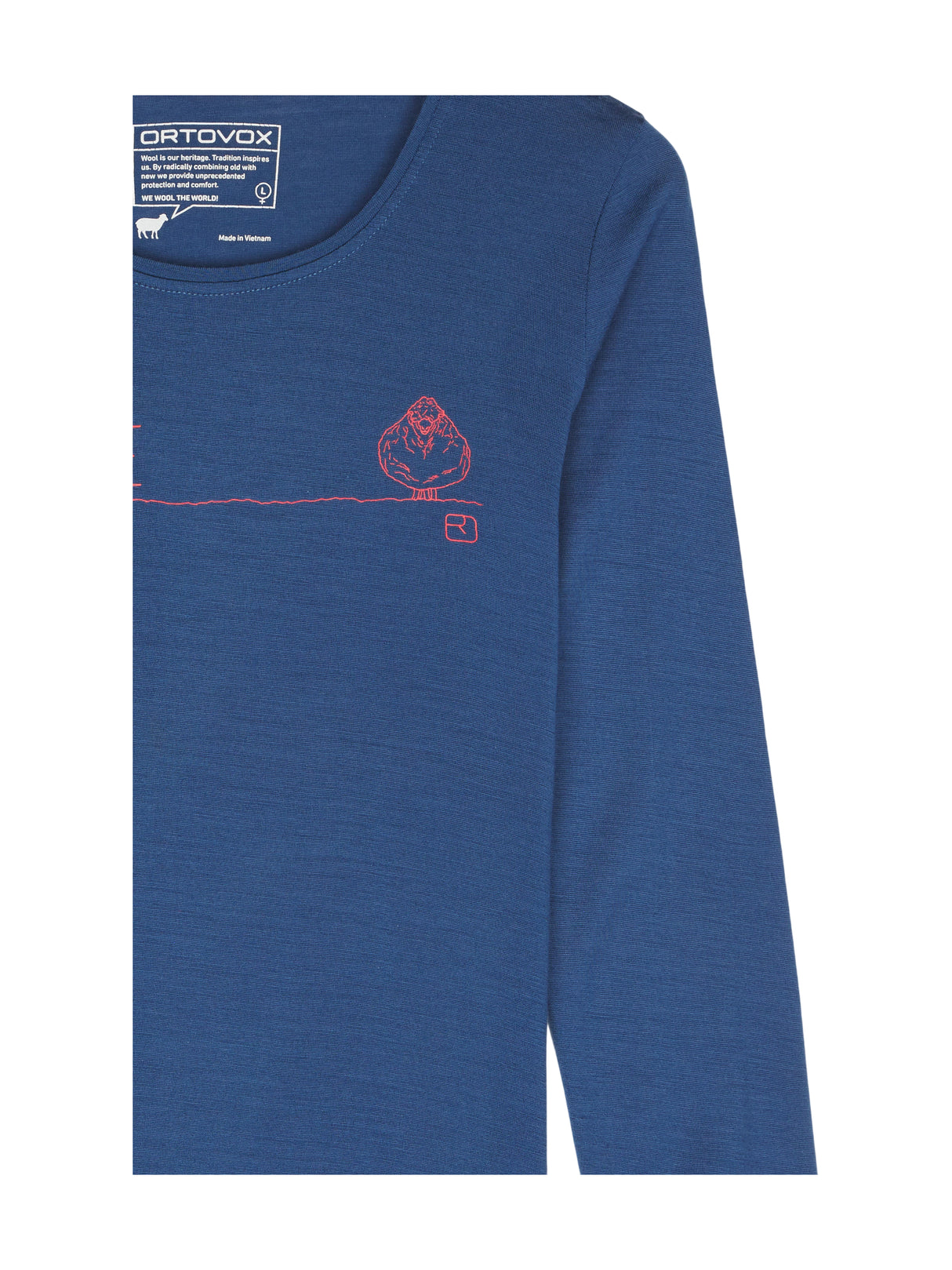 Longsleeve Merino für Damen