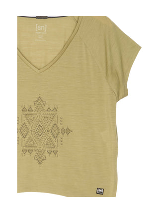 T-Shirt Merino für Damen