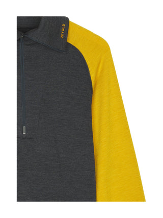 EXPEDITION MERINO SILK ZIP MAN Longsleeve Merino für Herren