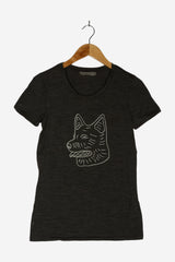 T-Shirt Merino für Damen