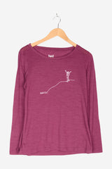 Longsleeve Merino für Damen